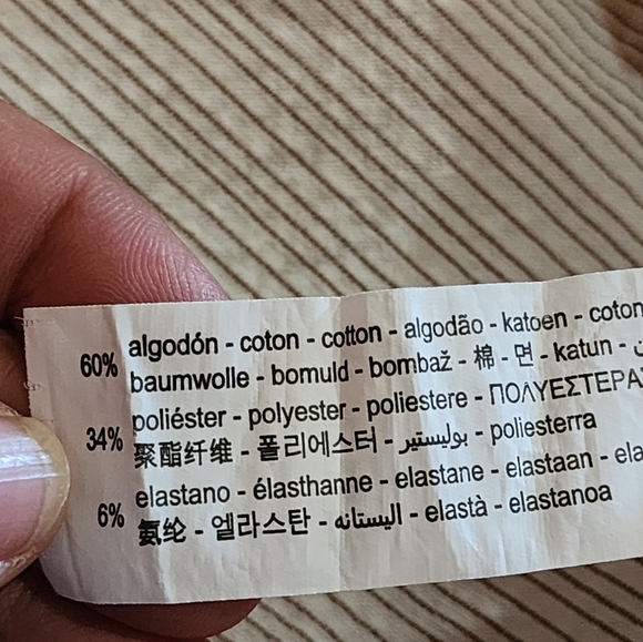 ZARA Relaxed Fit Striped Hoodie Pullover Jacket Beige Tan Size Small - Picture 7 of 8